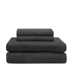 Velmora™ Down Alternative Reversible 5-Piece Bed-in-a-Bag Comforter Set, Black, Twin/Twin-XL