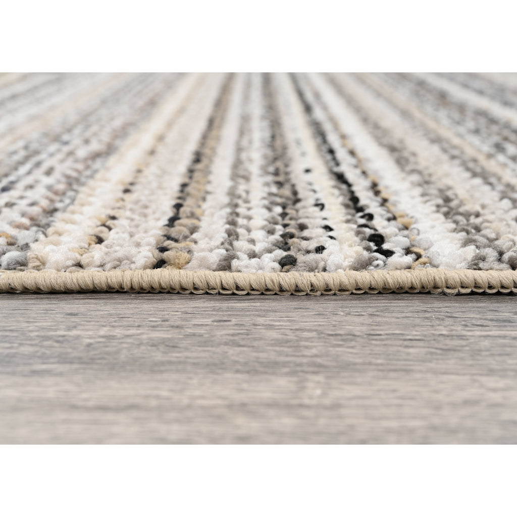 Velmora™ (4 pack) Carnival Stripe Polypropylene Indoor Area Rug, Assorted Earth Tones, 3 ft x 5 ft