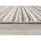 Velmora™ (4 pack) Carnival Stripe Polypropylene Indoor Area Rug, Assorted Earth Tones, 3 ft x 5 ft