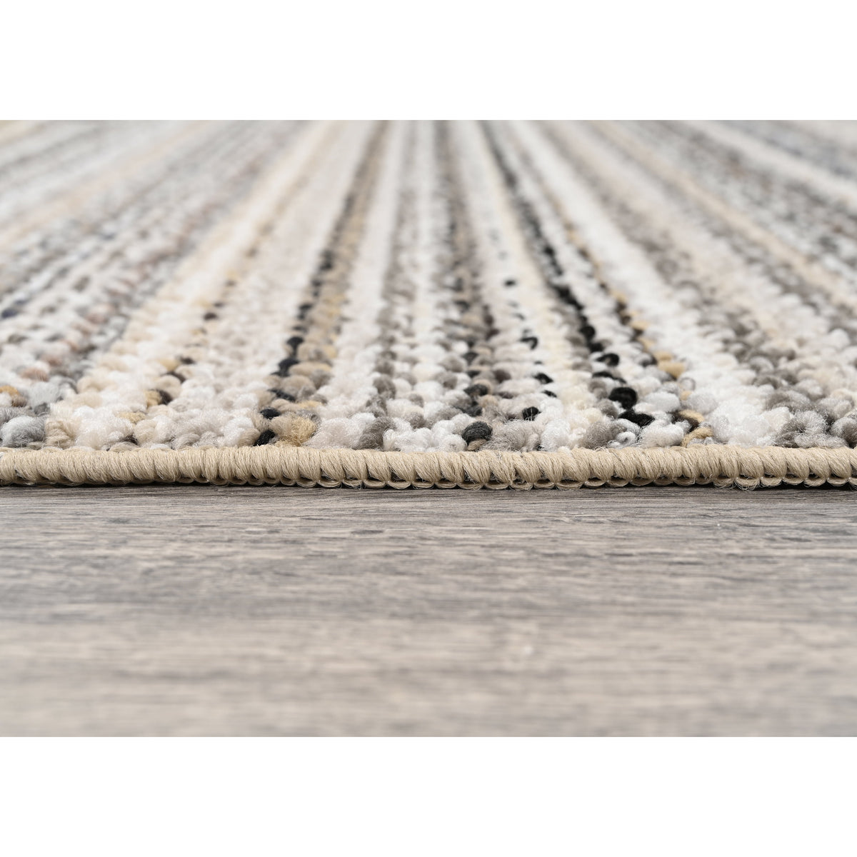 Velmora™ (4 pack) Carnival Stripe Polypropylene Indoor Area Rug, Assorted Earth Tones, 3 ft x 5 ft