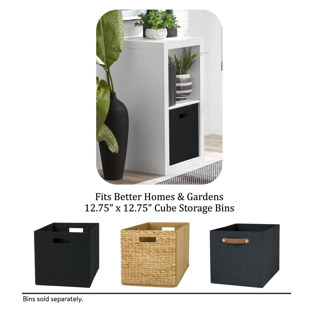 Velmora™ 2 Cube Storage Organizer, Textured White