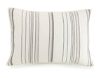 Velmora™ Ticking Stripe Cotton Quilt, Off-White, Full/Queen, All Ages