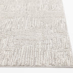 Velmora™ 5' x 7' Gray Geometric Block Hi Low Area Rug