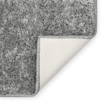 Velmora™ 5 ft x 7 ft Gray Microfiber Plush Shag Area Rug