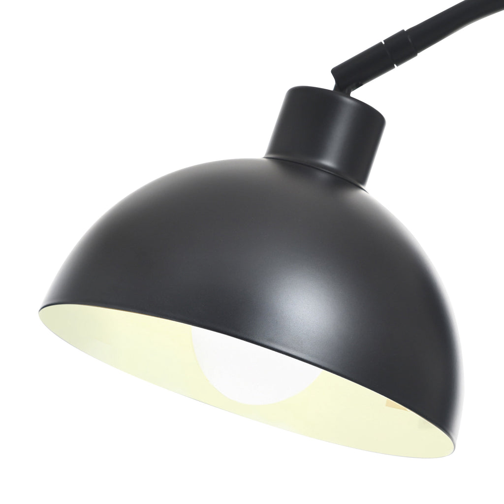 Velmora™ Black Finish Arch Dome Table Lamp