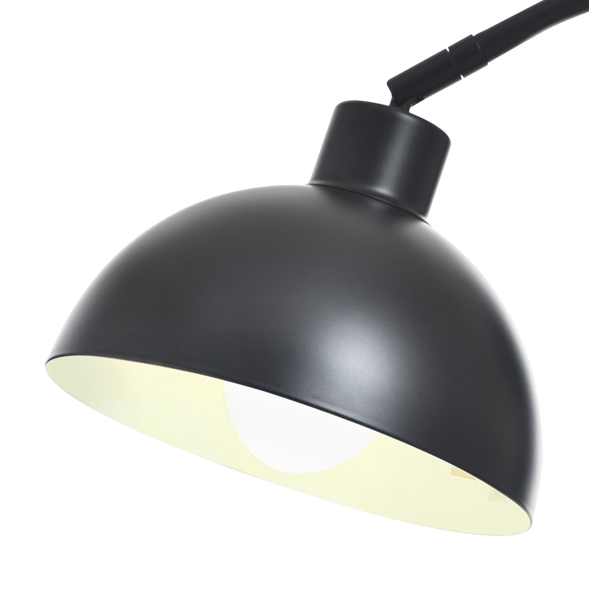 Velmora™ Black Finish Arch Dome Table Lamp