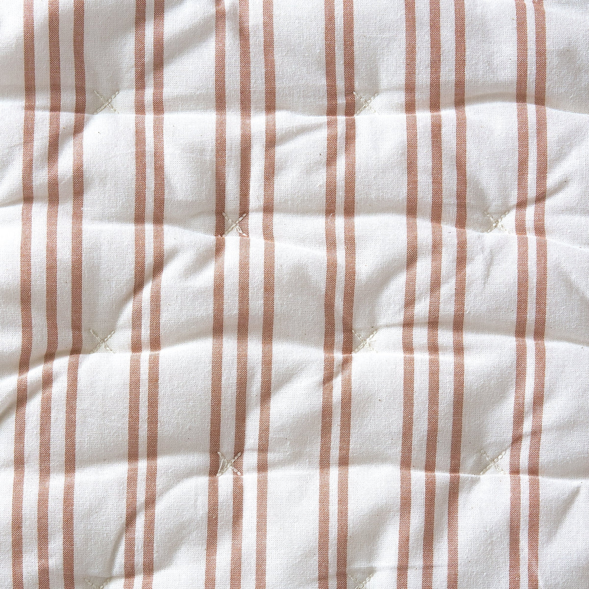 Velmora™ Copper Yarn Dyed Stripe Chambray Quilt, Full/Queen