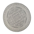 Velmora™ 6 ft 6 in Round Gray Medallion Outdoor Area Rug