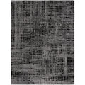 Velmora™ 60"x79" Black and Gray Abstract Indoor Area Rug