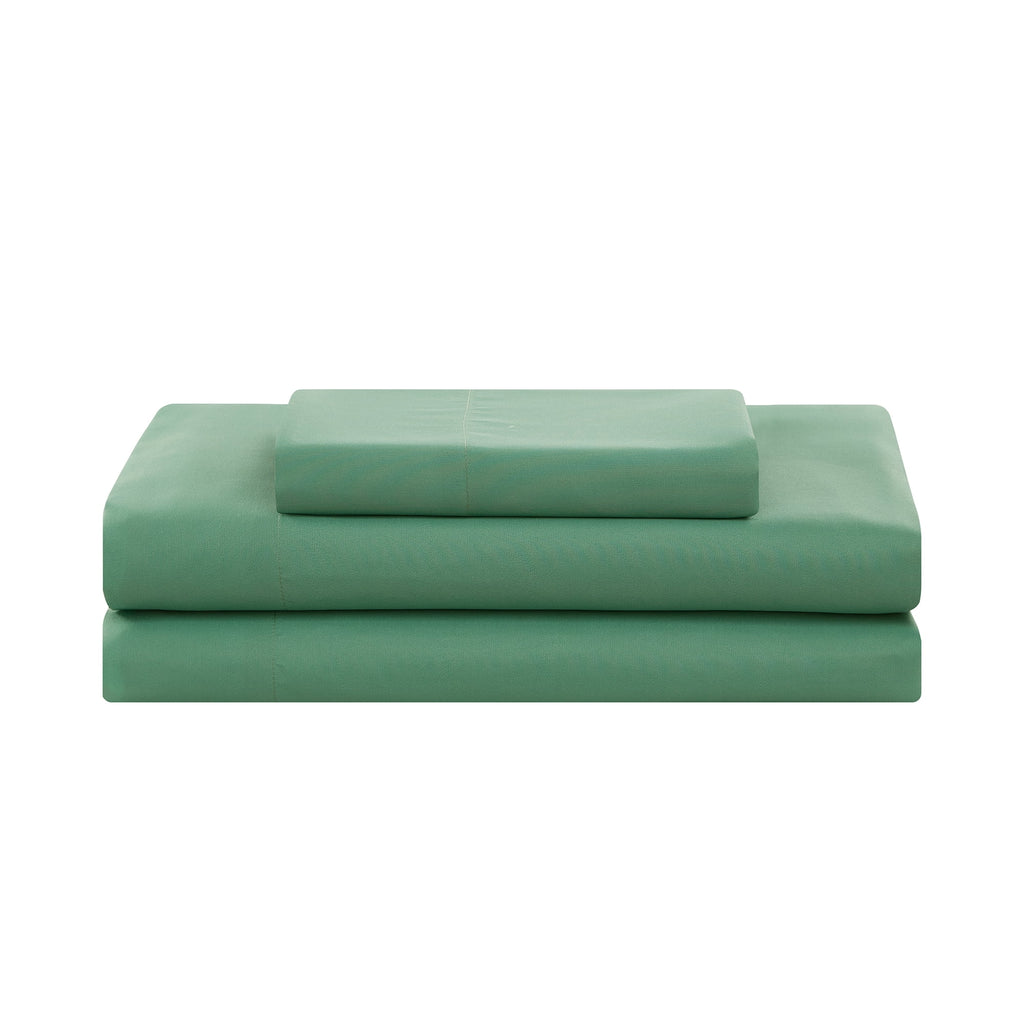 Velmora™ Dorm Essentials 14-Piece Bed-in-a-Bag Comforter Set, Twin-XL, Reversible Navy/Green