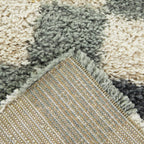 Velmora™ Rainbow Checkered Shag Indoor Area Rug, Multicolor, 5 ft 3 in x 7 ft