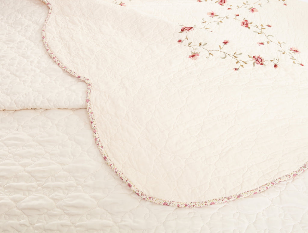 Velmora™ Hannalore Cotton Quilt, Burgundy, Full/Queen, All Ages