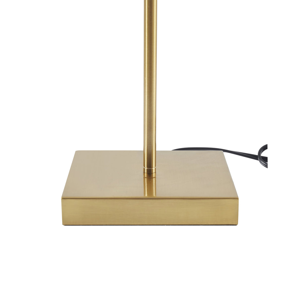 Velmora™ 21" Gold Brass Pleated Shade Table Lamp