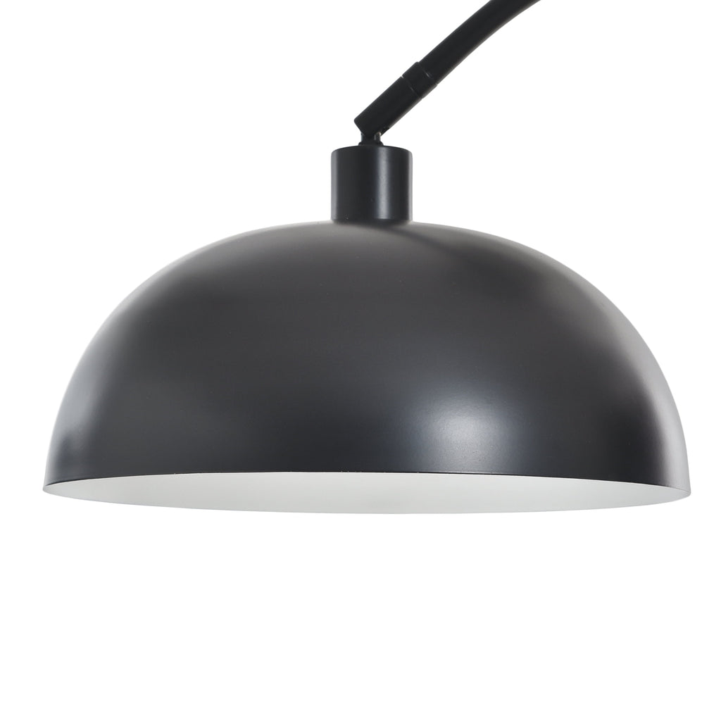 Velmora™ Black Finish Arch Dome Floor Lamp