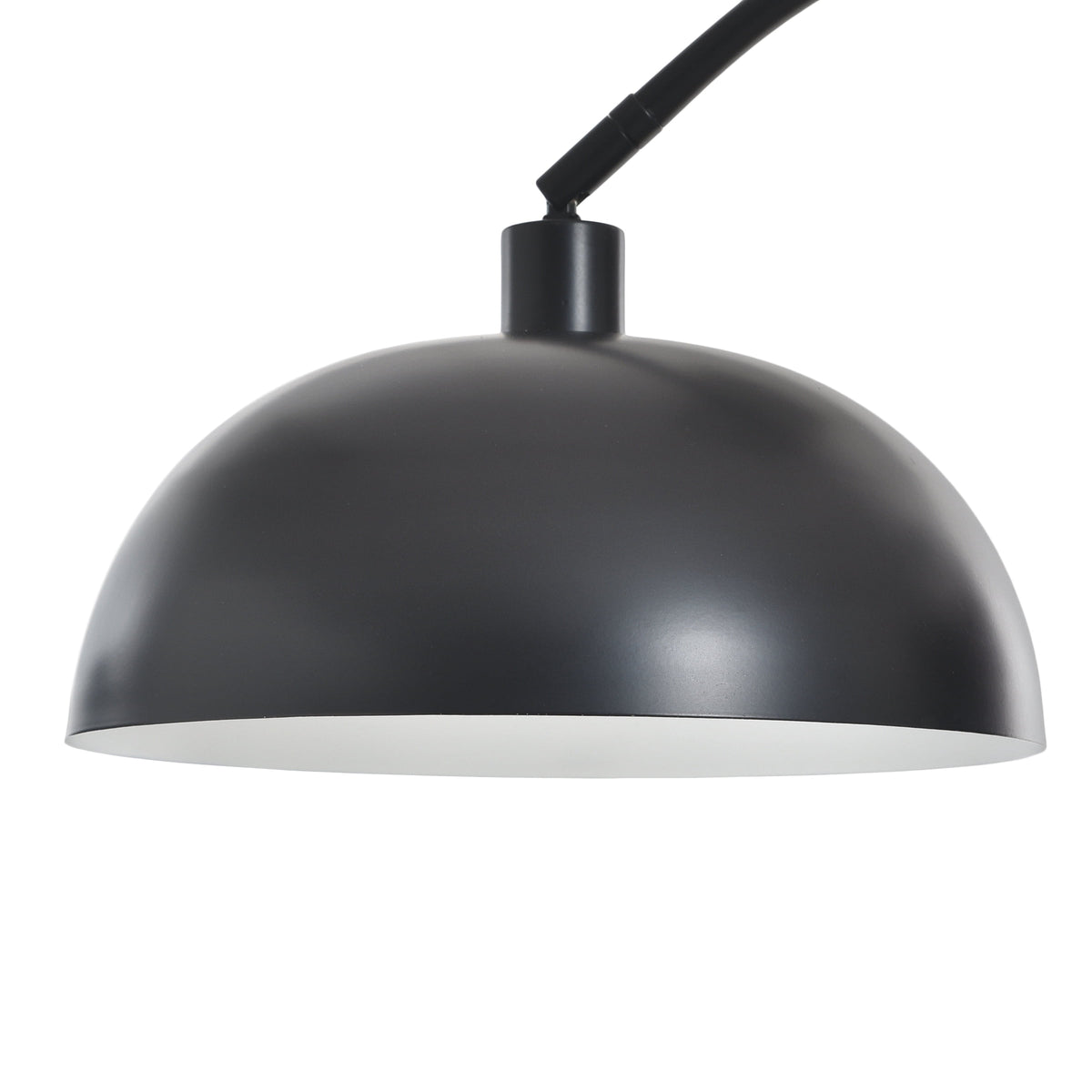 Velmora™ Black Finish Arch Dome Floor Lamp