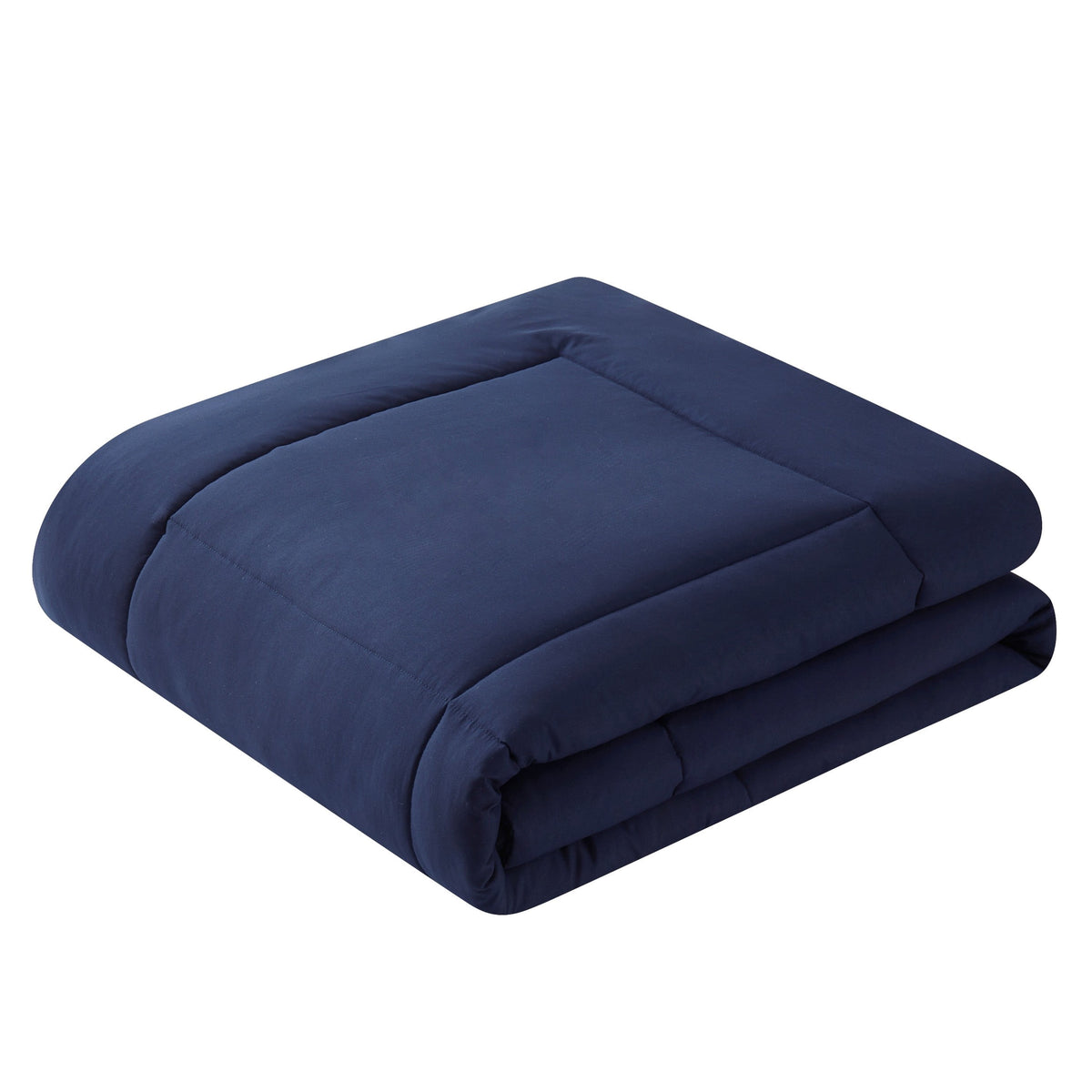 Velmora™ Reversible 7-Piece Bed-in-a-Bag Bedding Set, Queen, Navy