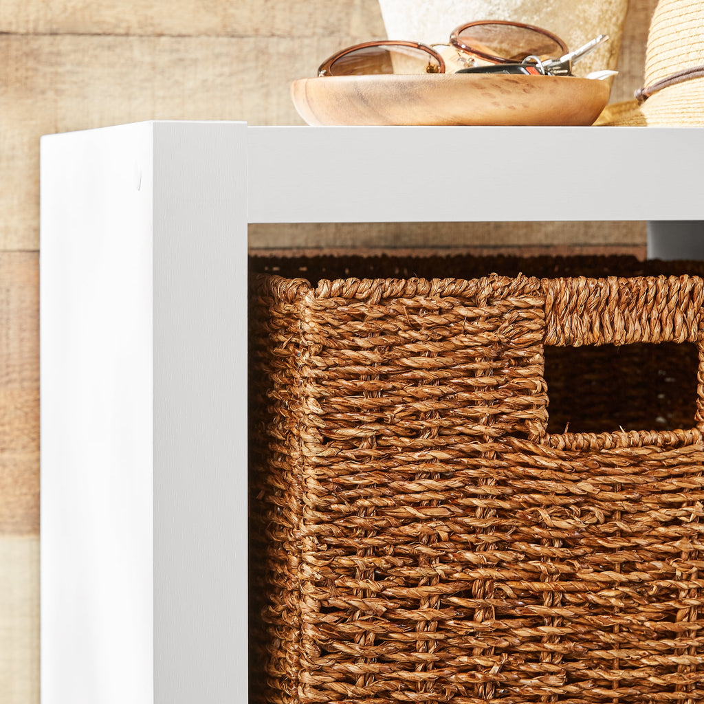 Velmora™ 2 Cube Storage Organizer, Textured White