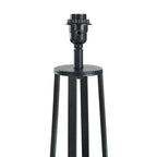 Velmora™ Modern Matte Black Table Lamp with Classic Drum Shade