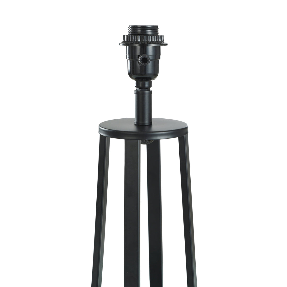 Velmora™ Modern Matte Black Table Lamp with Classic Drum Shade