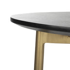 Velmora™ Kaiya Contemporary Glam C-Table, Black/Gold, Black/Gold