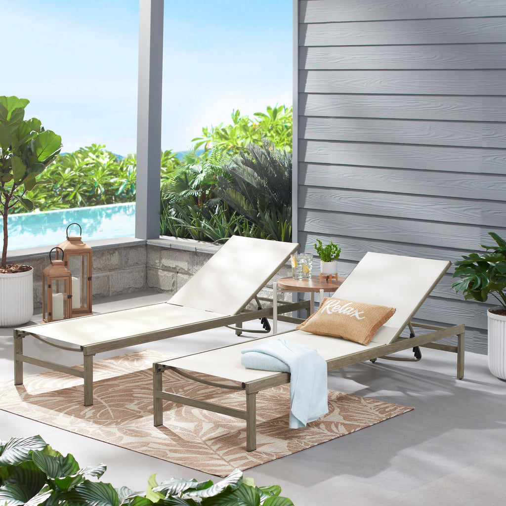 Velmora™ Dashwood 2-Piece Sling Patio Chaise Lounger Set