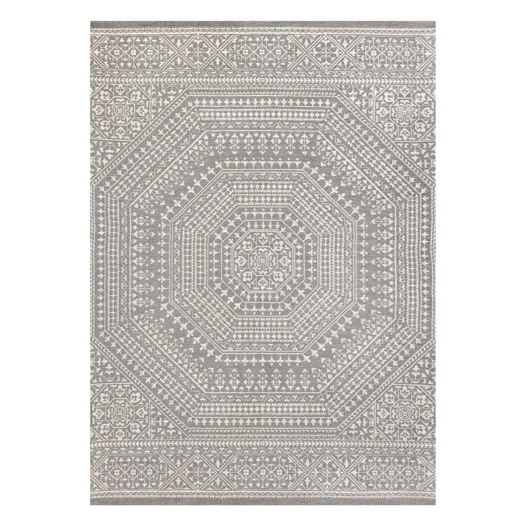 Velmora™ (2 pack) 7 x 10 Gray Medallion Outdoor Rug