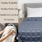 Velmora™ Cloud Matelasse Quilt, Washed Indigo, Full/Queen