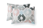 Velmora™ Reversible Marble Diamond 10-Piece Bed in a Bag Bedding Set, Queen