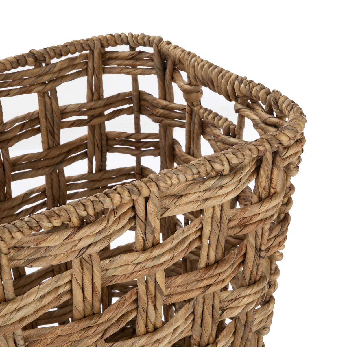 Velmora™ Extra Large Hyacinth Twist Storage Basket with Handles