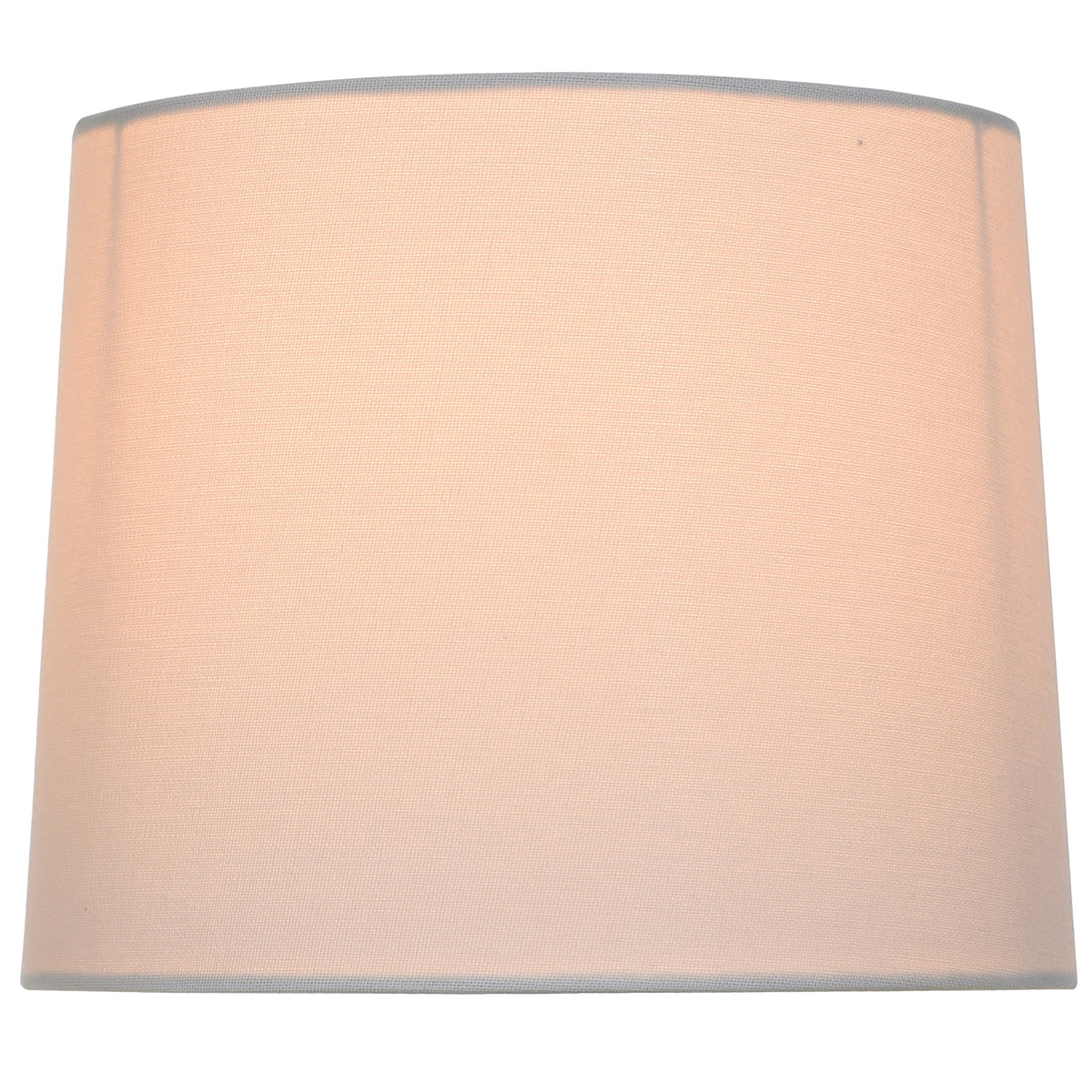 Velmora™ Wood Totem Table Lamp with White Linen Shade, 10"L x 10"W x 18"H