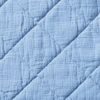 Velmora™ Diamond Gauze Quilt, Blue, Full/Queen, All Ages