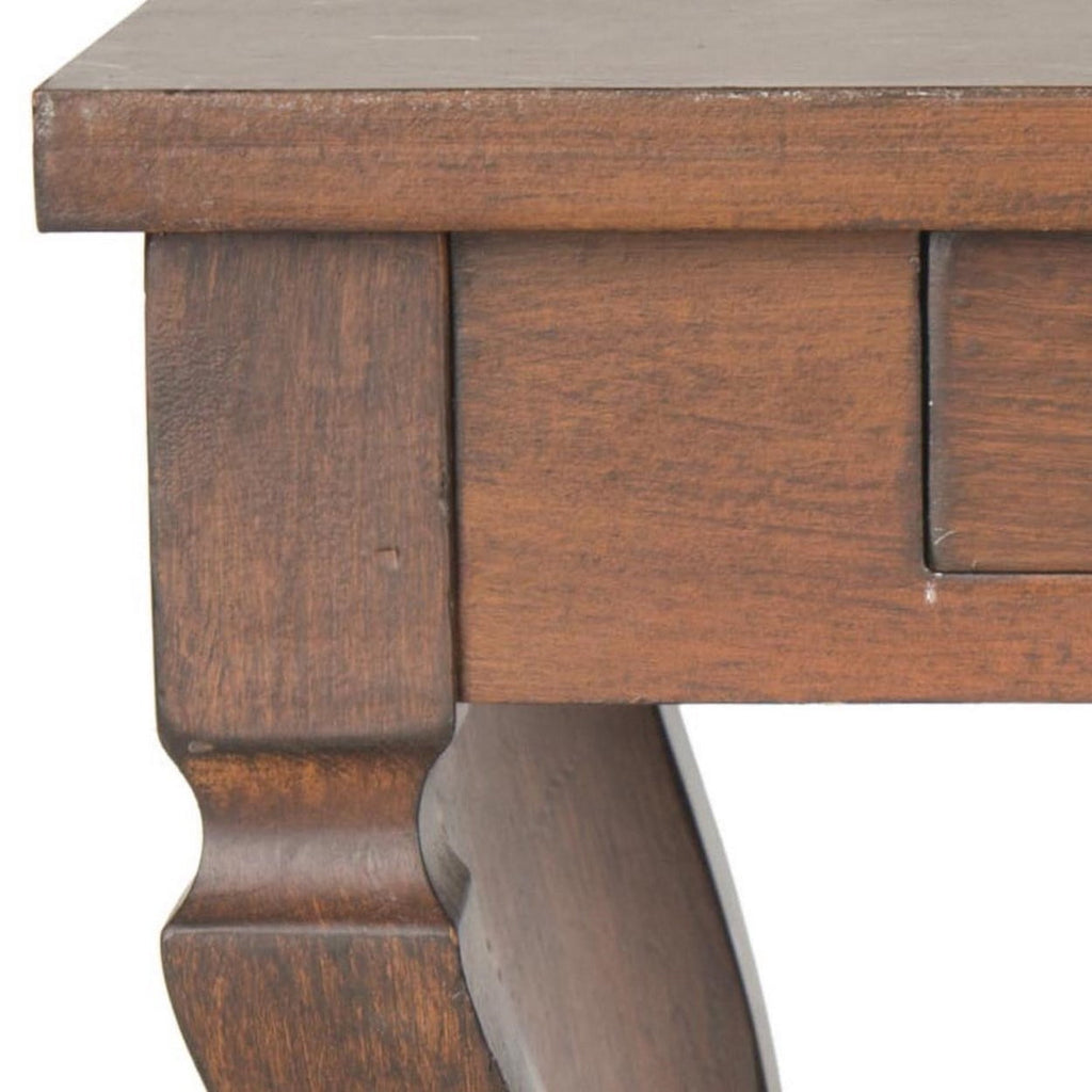 Velmora™ Colman Traditional One Drawer Storage Side Table, Brown