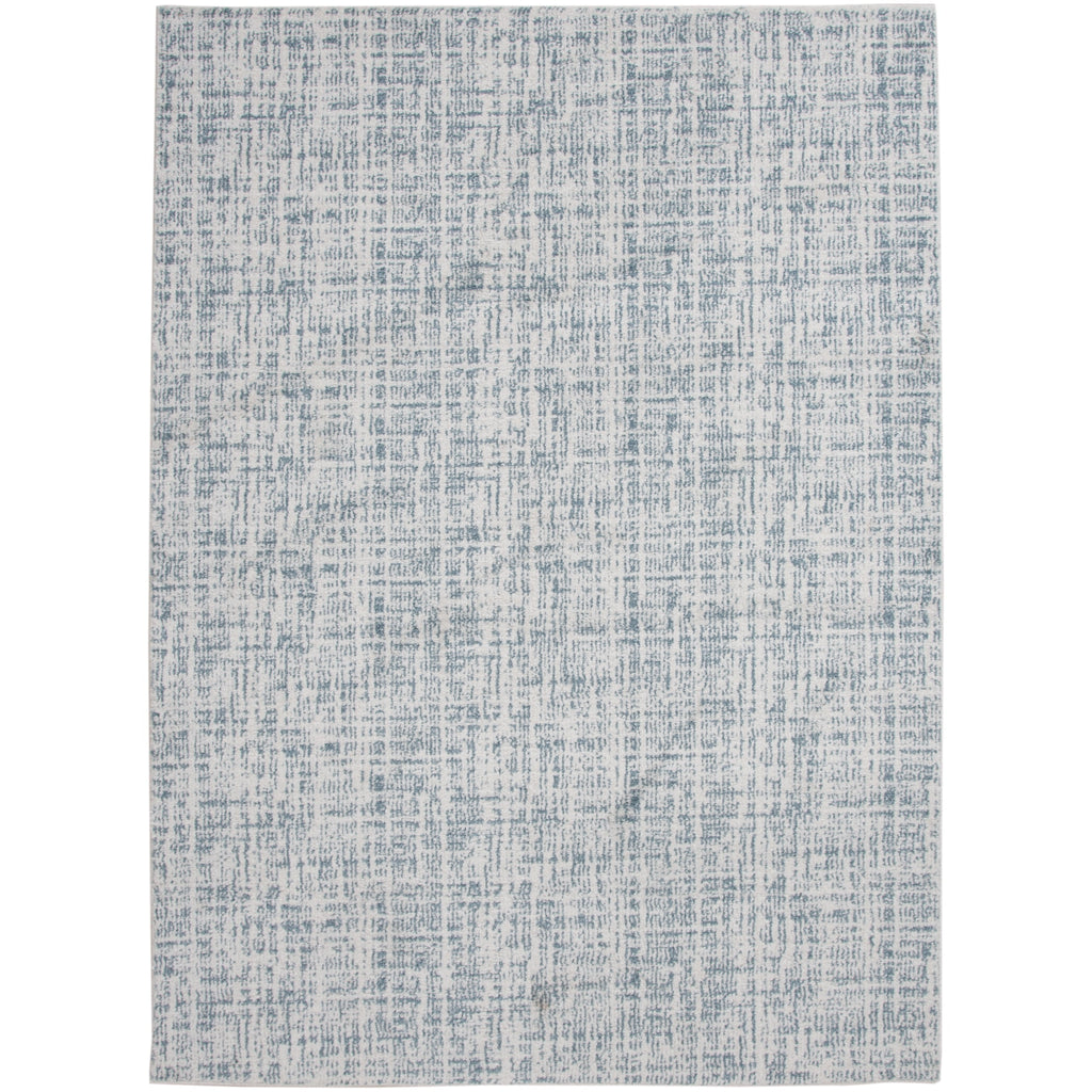 Velmora™ 7 ft 6 in x 9 ft 6 in Ivory and Blue Plaid Indoor Area Rug