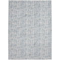 Velmora™ 7 ft 6 in x 9 ft 6 in Ivory and Blue Plaid Indoor Area Rug