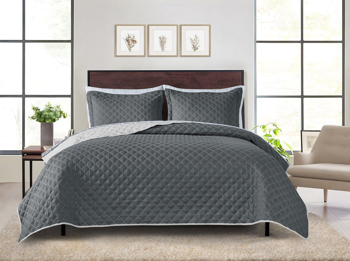 Velmora™ All-in-One Bed-in-a-Bag Quilt and Sheet Set, 7-Piece, Full, Green Floral