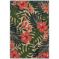 Velmora™ 7'x10' Pink Palm Outdoor Rug