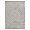 Velmora™ 7 x 10 Gray Medallion Outdoor Rug