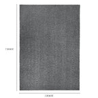 Velmora™ (3 pack) Traditional Gray Shag Indoor Area Rug, 5 ft x 7 ft
