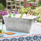 Velmora™ Galvanized Large Rectangle Tub