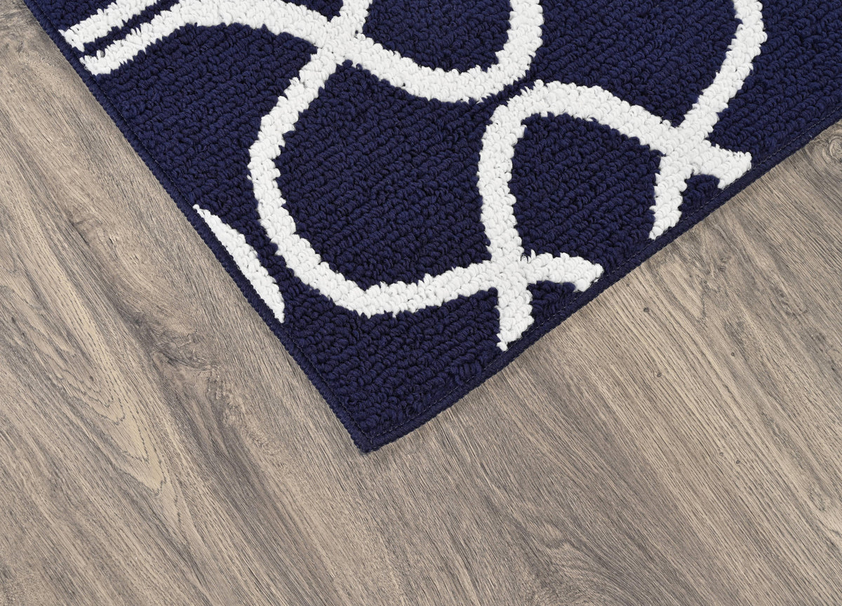 Velmora™ Drizzle Navy/White Indoor Area Rug, 7'6" x 9'6"