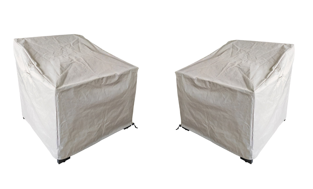 Velmora™ Ventura 2-Piece Outdoor Wicker Chat Chair, Beige