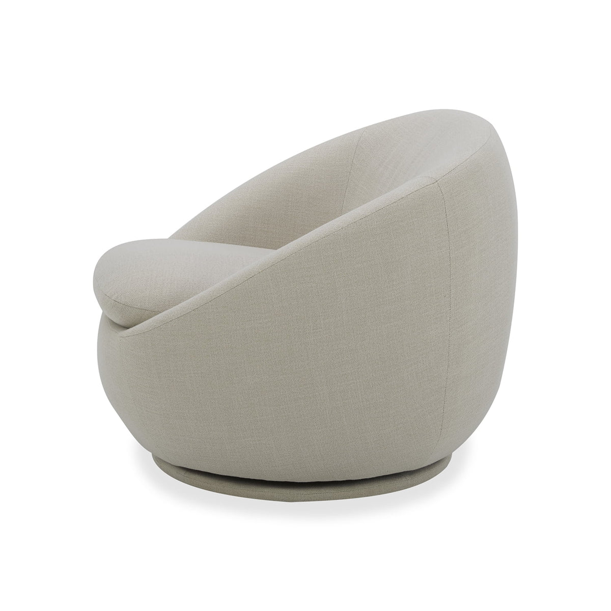 Velmora™ Mira Swivel Accent Chair, Cream