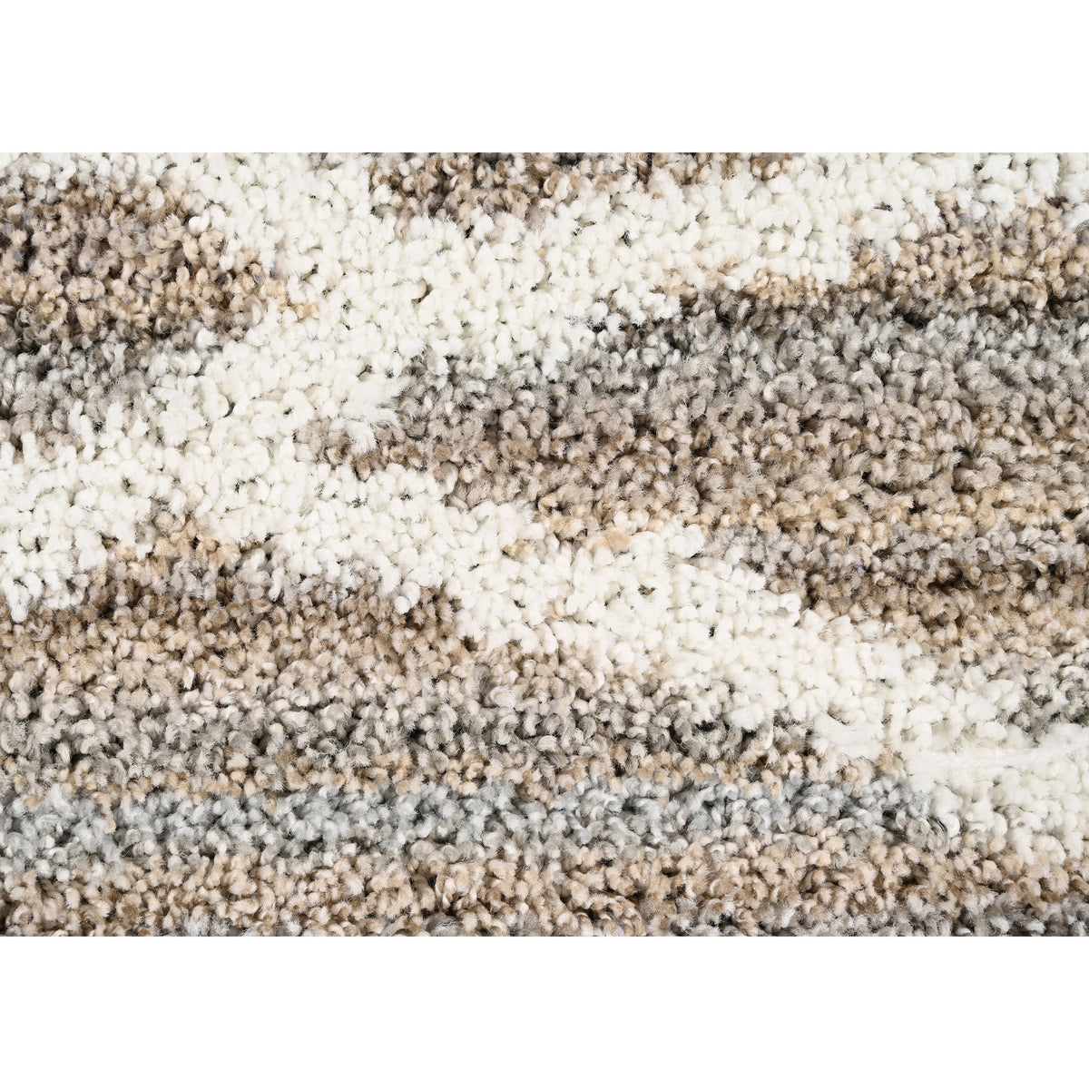 Velmora™ Diamond Stripe Earth Tone/White Indoor Area Rug, 5 ft x 7 ft