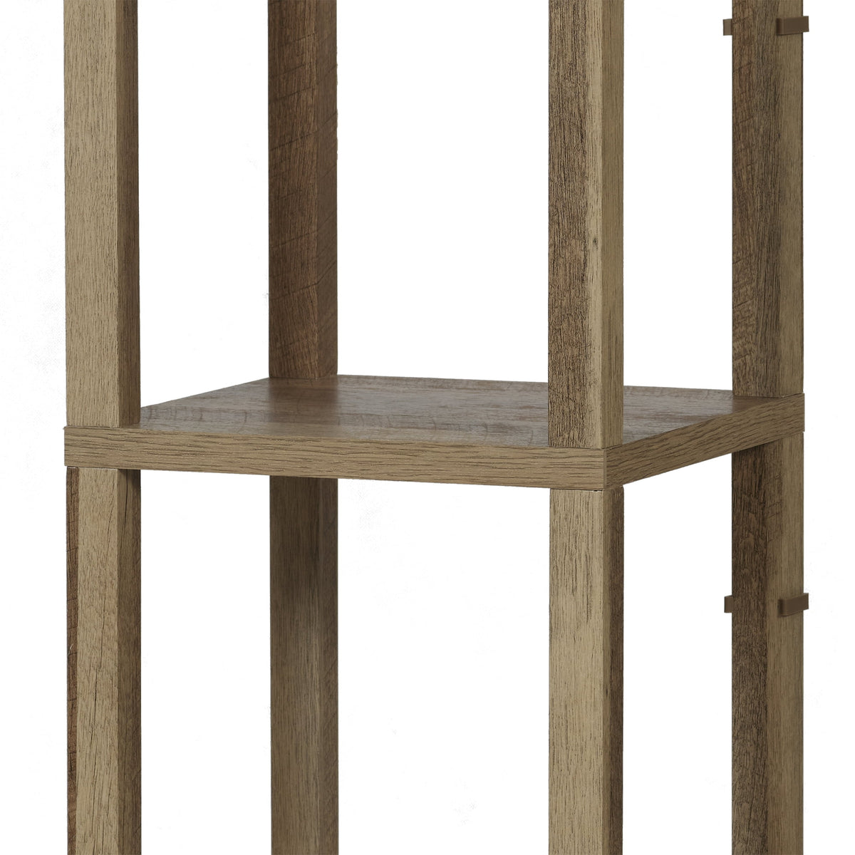Velmora™ 62.25" Modern Pull Chain Weathered Floor Lamp with Natural Square Shade