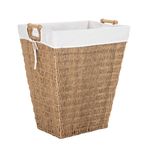 Velmora™ Resin Poly Rattan Laundry Hamper with Fabric Liner, Adult