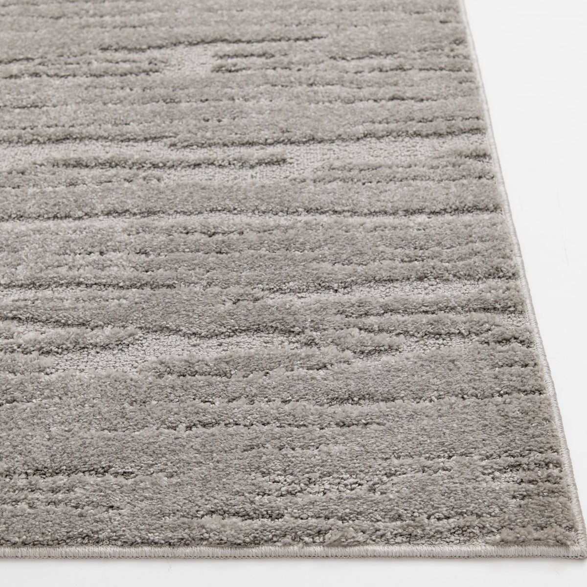 Velmora™ 5 ft x 7 ft High-Low Gray Indoor Area Rug