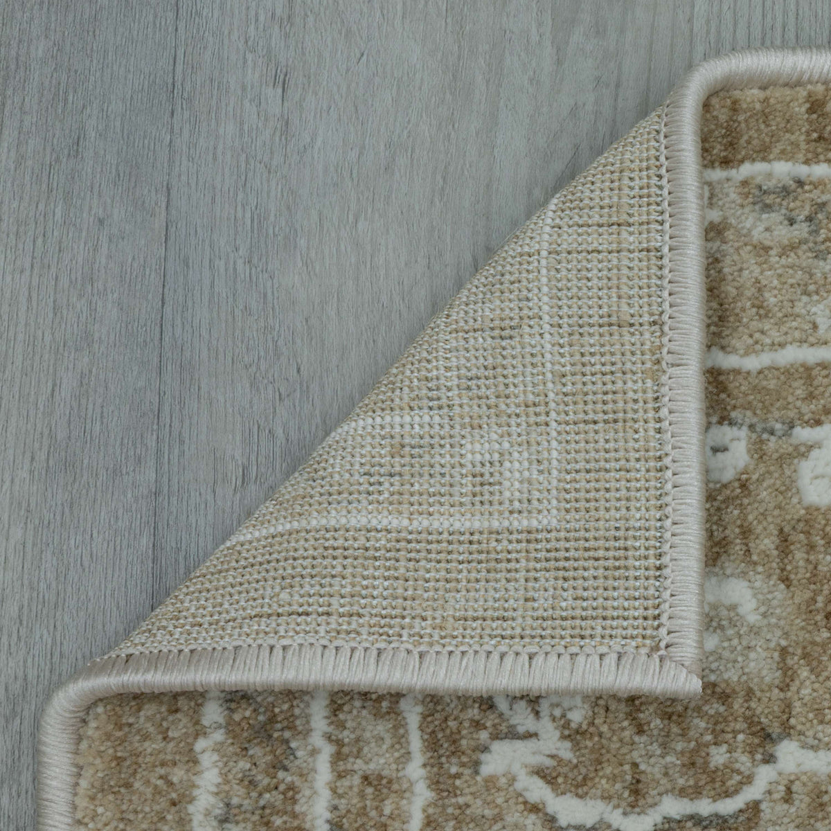 Velmora™ Traditional Plush Beige Medallion Indoor Area Rug, 7' 9" x 10'