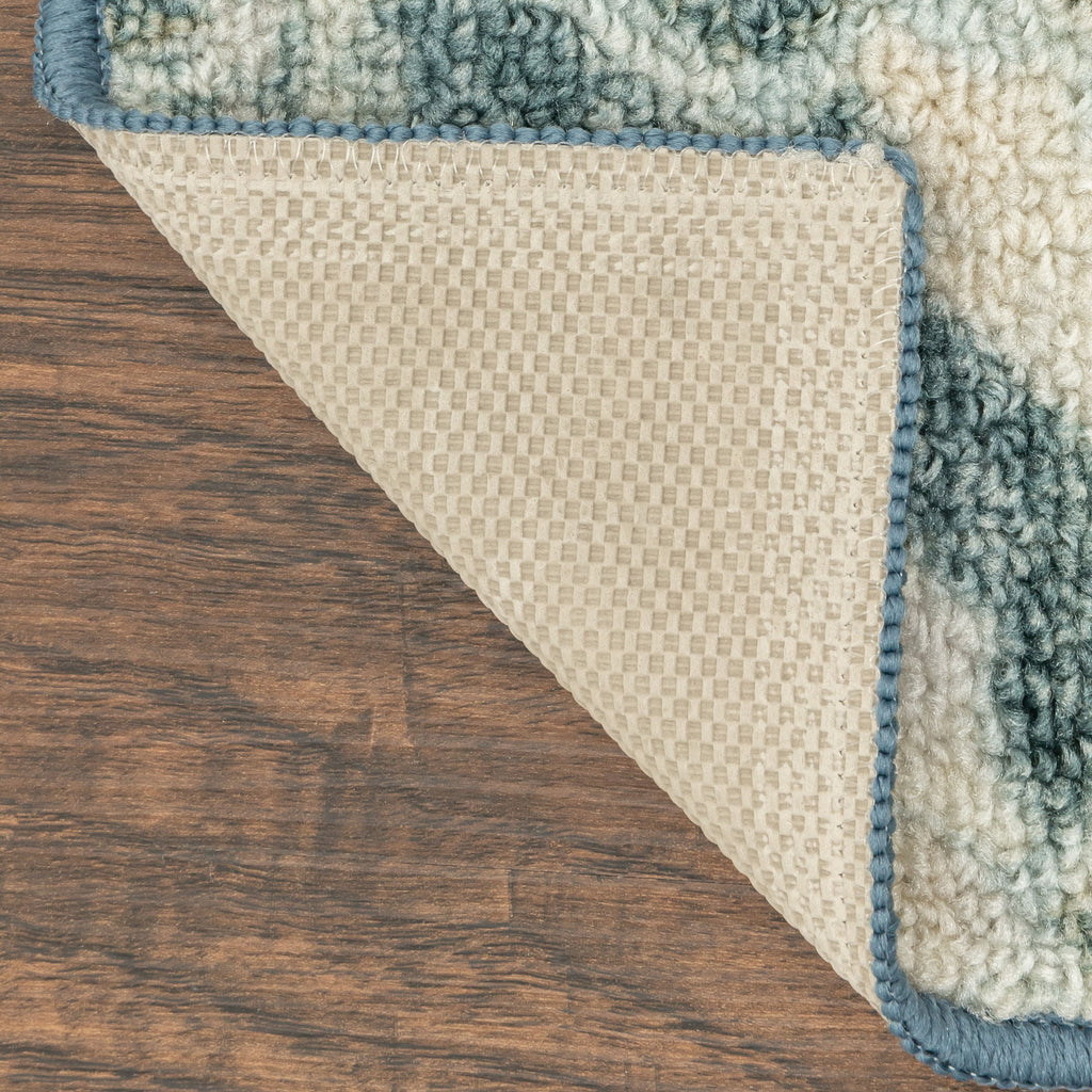 Velmora™ Patchwork Loop Print Blue Green Indoor Area Rug, 5' x 7'