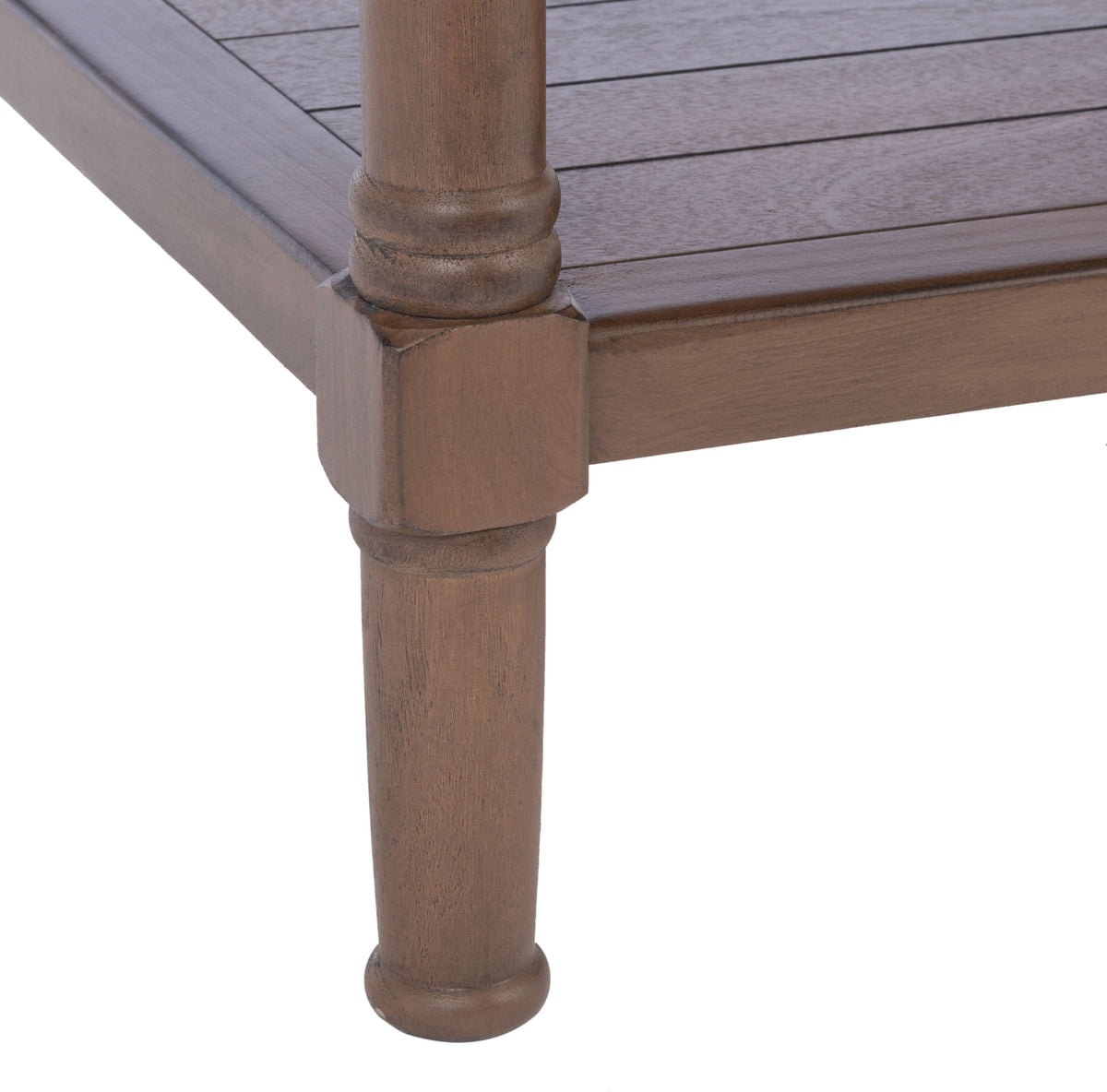 Velmora™ Filbert Solid 2 Drawer Coffee Table, Brown