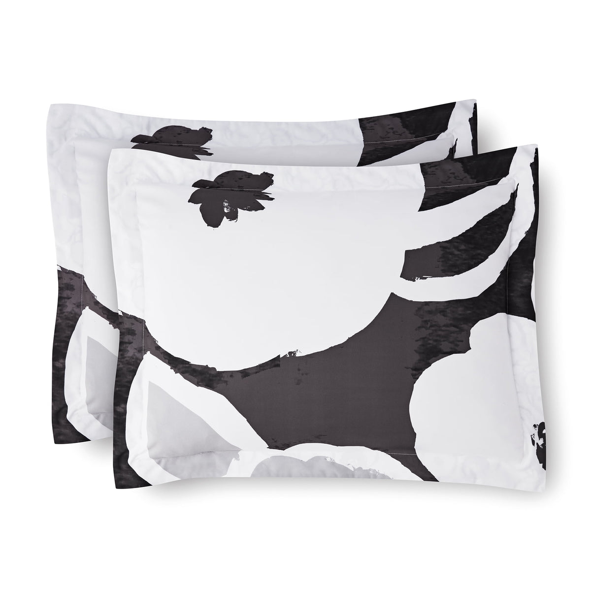 Velmora™ 10 Piece Black and White Floral Bed in a Bag Comforter Set with Sheets, King